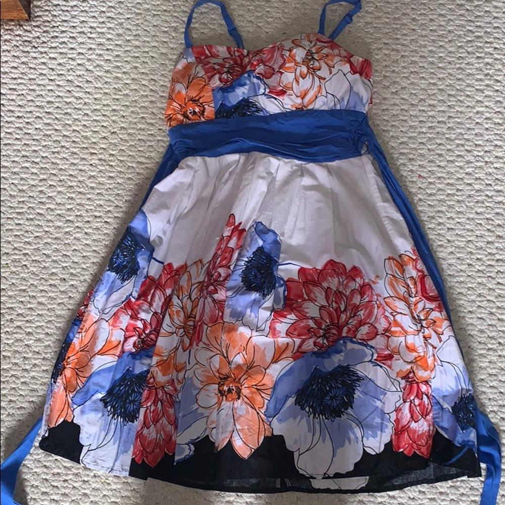 Floral sun-dress
